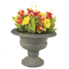 G Roman Flower Pot