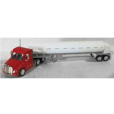 H0 Cascadia Day-Cab Tractor w/Cryo Tank Trailer - Assembled