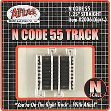 N Code 55 Track 1-1/4\" Straight