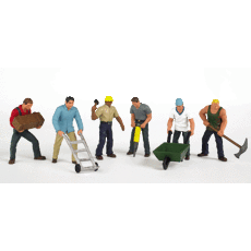 H0 Arbeiter - Construction Workers 6er-Pack