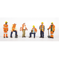 H0 Arbeiter - Maintenance Workers 6er-Pack