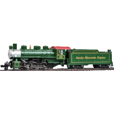 H0 Steam 0-6-0 with Short-Haul Tender DCC, Smoke Smoky Mountain
