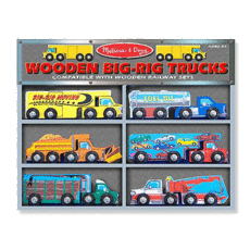 Holzzug - Wooden Toy Big-Rig Trucks