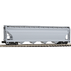 N 55\' ACF Centerflow Covered Hopper Undecorated