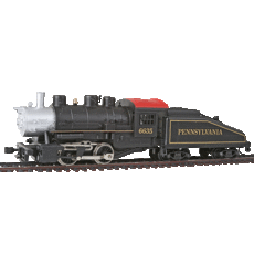 H0 Steam 0-4-0 Shifter with Tender Powered - PRR