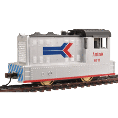 H0 Diesel Porter Hustler Powered Amtrak