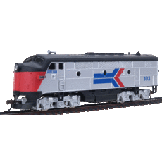 H0 Diesel F2-A Dual Drive, Powered with Light - Amtrak