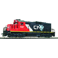 H0 Diesel EMD GP9M Ready to Run - CN #4497