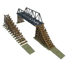 H0 Bausatz - Bridge & Trestle Set