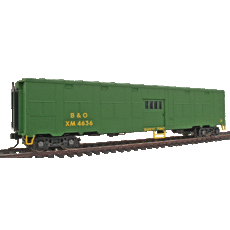 H0 Express Boxcar Troop Sleeper Conversion B&O green