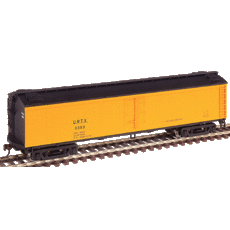 H0 50\' GACX Wood Express Reefer with Pullman Trucks RTR - URTX