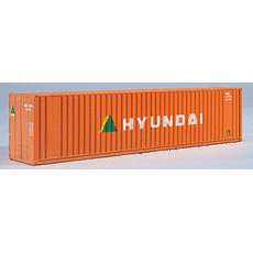 H0 Container - 40\' High Cube Container Hyundai