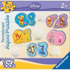 Puzzle - 5 x 2 Teile - Winnie Poohs beste Freunde (Aquapuzzle)