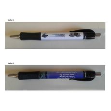 Modellbahn-Welt Kugelschreiber blau-weis