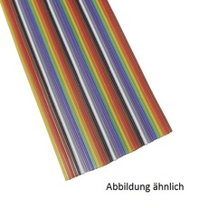 Flachbandkabel AWG 28, farbig, 16-pol