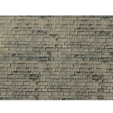 H0 Mauerplatte Haustein natur aus Karton, 25 x 12,5 cm