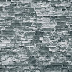 H0 Mauerplatte Naturstein grau aus Karton, 25 x 12,5 cm