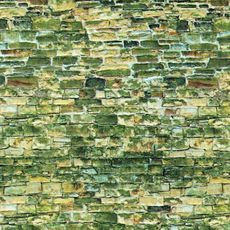 H0 Mauerplatte Naturstein braun aus Karton, 250 x 125 mm