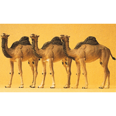 H0 Animals -- Camels (Dromedary, 1 Hump) pkg(3)